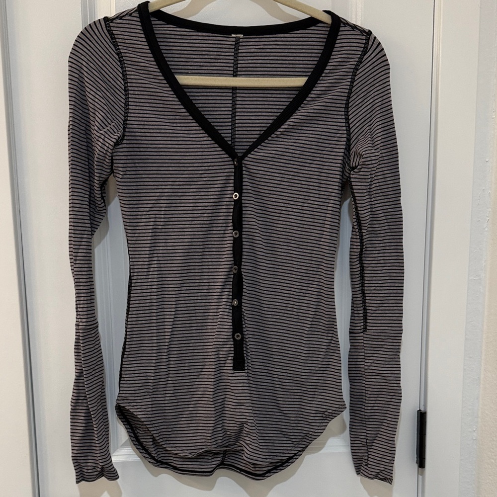 LuLulemon Henley Long Sleeve shirt